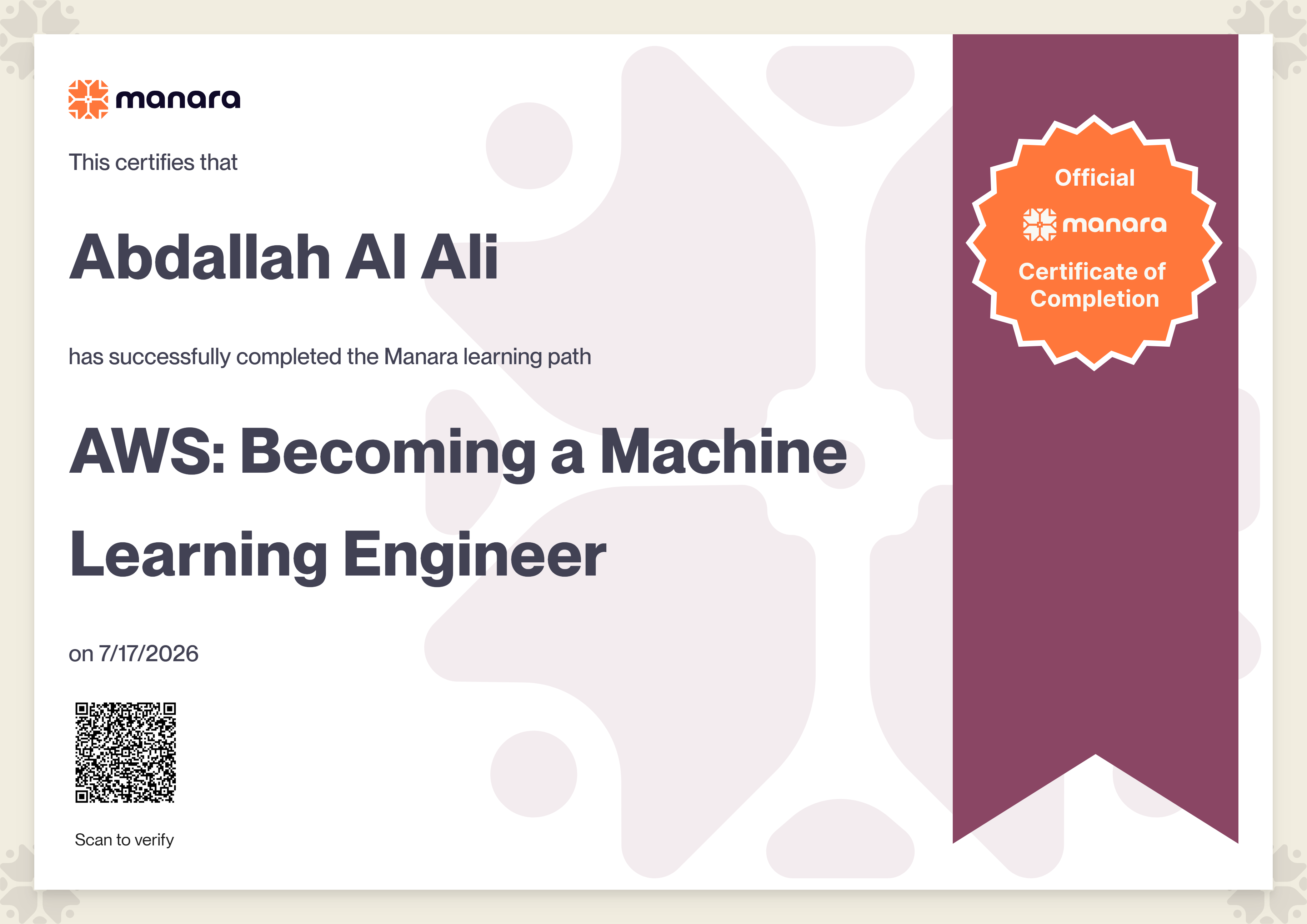 AWS Becoming a Machine Learning Engineer — Amazon Web Services