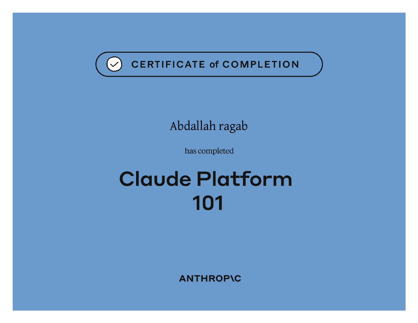 Claude Platform 101 — Anthropic